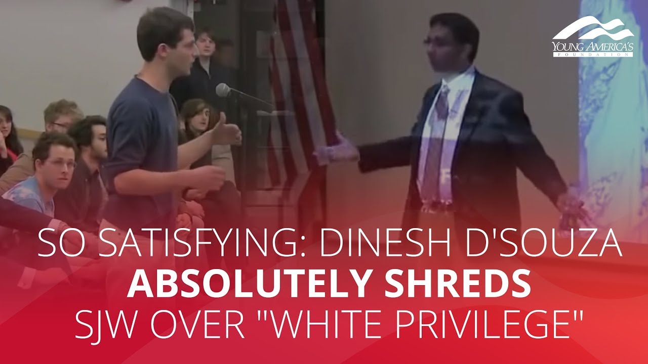 SO SATISFYING: Dinesh D'Souza absolutely shreds SJW over 