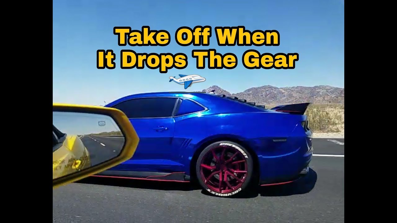 Supercharged Camaro V6 Fly By!