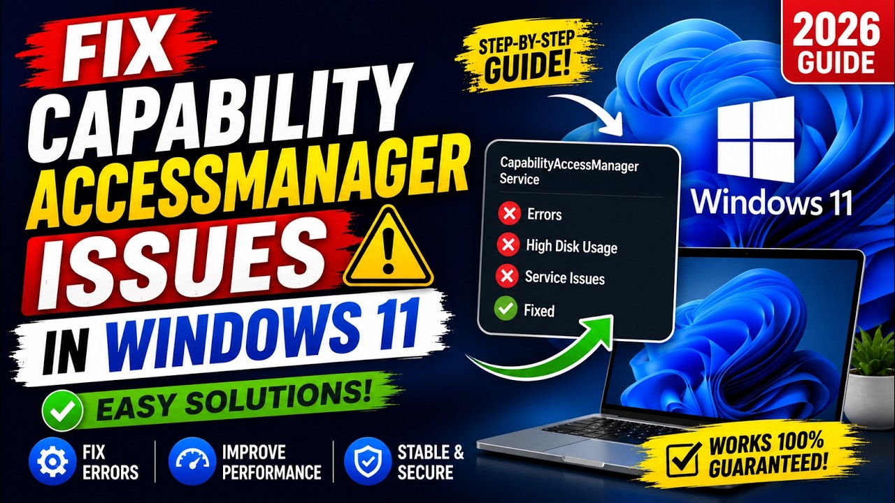 Fix CapabilityAccessManager Issues in Windows 11 &ndash; Easy Solutions (2026)