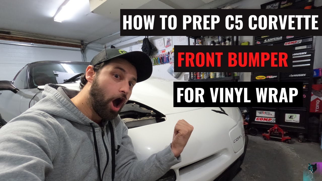How To Prep C5 Corvette Front Bumper For Vinyl Wrap