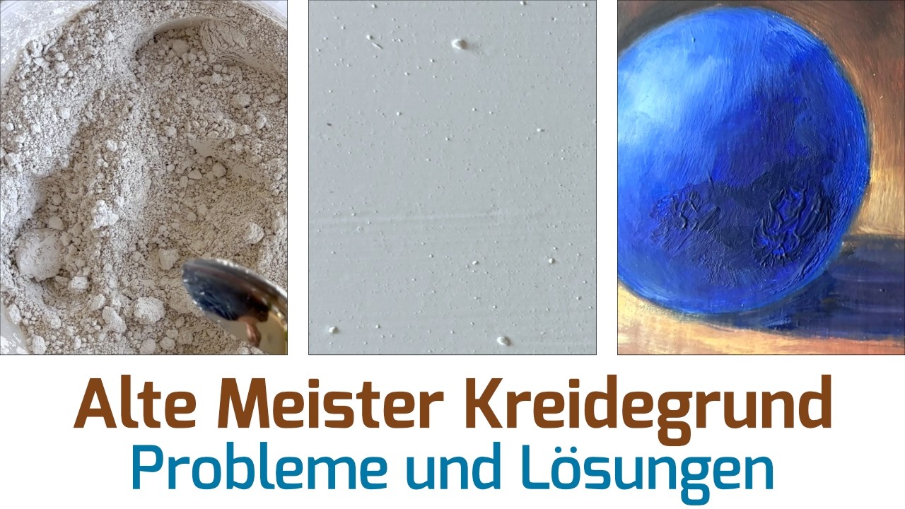 Kreidegrund selber herstellen &ndash; typische Fehler vermeiden und l&ouml;sen