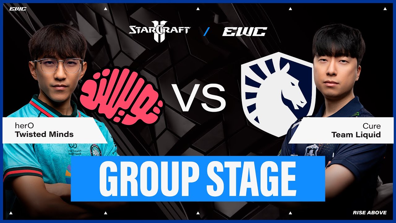 herO vs Cure | StarCraft II at EWC 25 - Day 2 - Group Stage