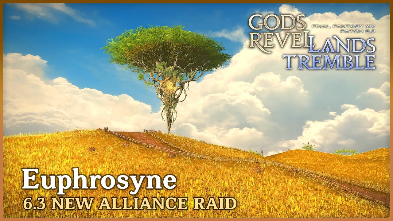 FFXIV 6.3 New Alliance Raid EUPHROSYNE Complete (PLD POV) 24-Man Raid with Full Cutscene