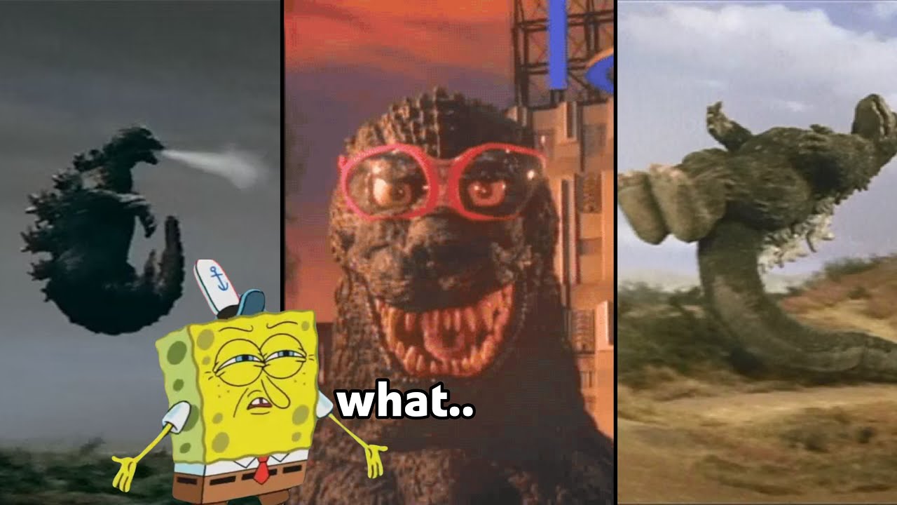 The Old Godzilla Movies Were EXTREMELY Goofy