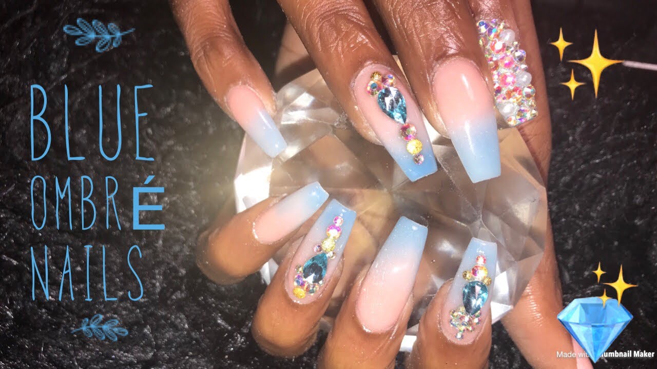 Acrylic Nails Fullset | Glow In The Dark Ombre