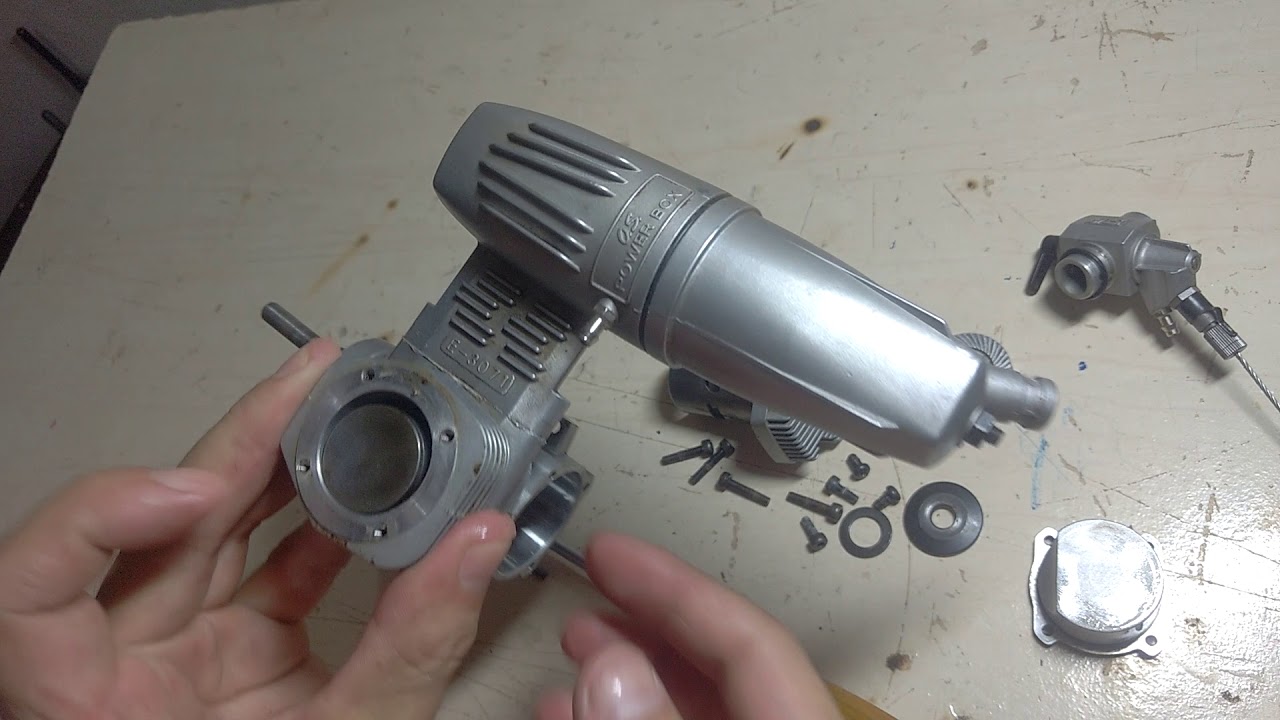 Desmontagem motor glow