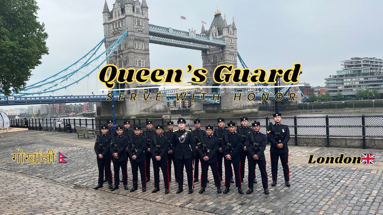 Gurkhas marching at London | Queen’s guard