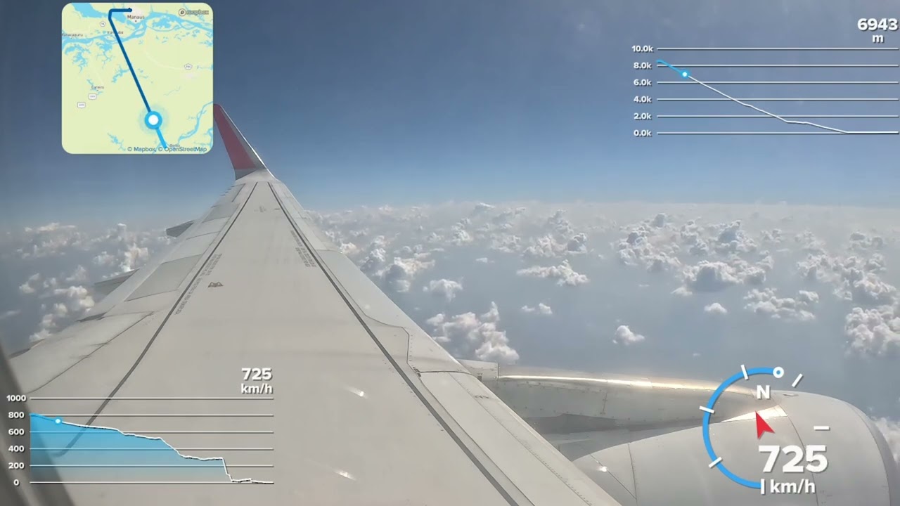 VOO DE SÃO PAULO PARA MANAUS - LATAM AIRLINES - DECOLAGEM E POUSO COMPLETO. #fly #4k #sky #GRU #MAO