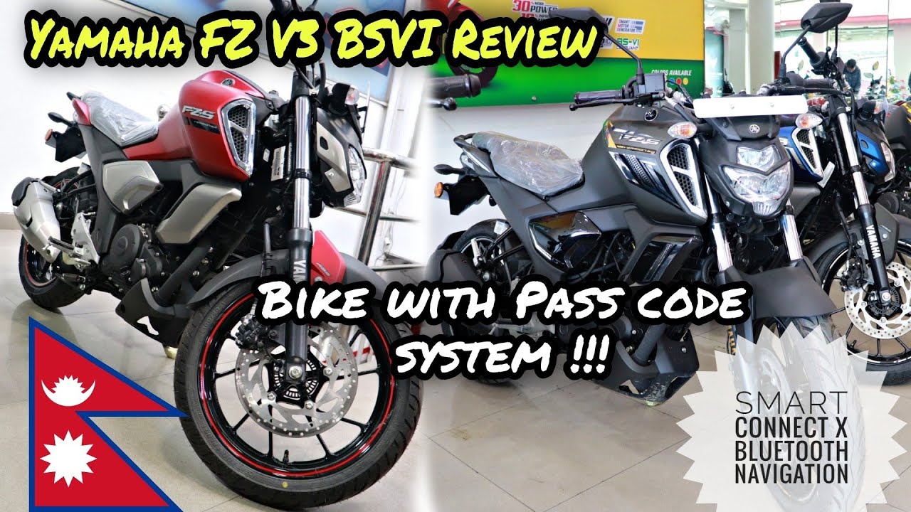 Yamaha FZ V3 BSVI Review || First Bike with Pass Code System in Nepal l AKR