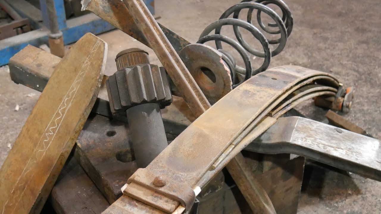 Get More Out of Recycled Steels In The Forge. How to process forklift Truck Tine.