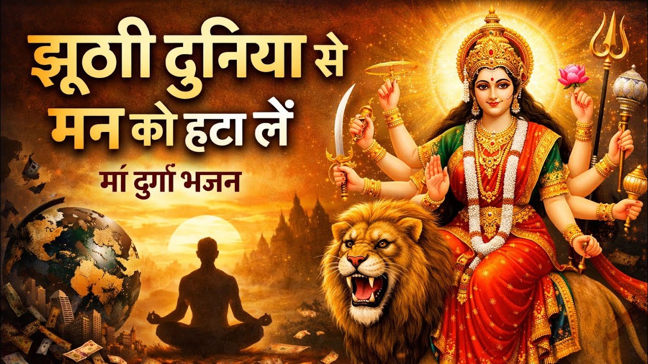 झूठी दुनिया से मन को हटा लें | माँ दुर्गा का हृदय स्पर्शी भजन | Jai Mata Di 🙏