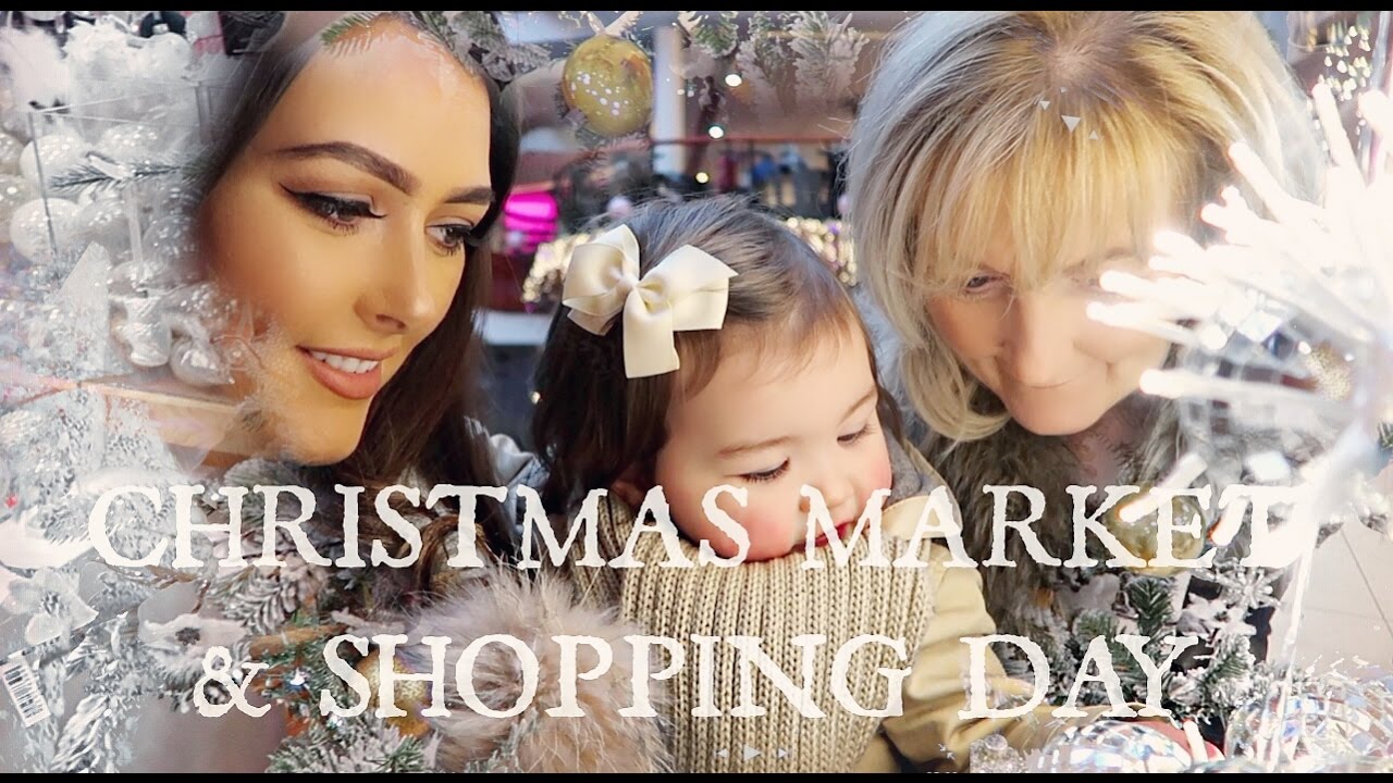 CHRISTMAS MARKET & SHOPPING VLOG | DITL | MAMA REID WRITES