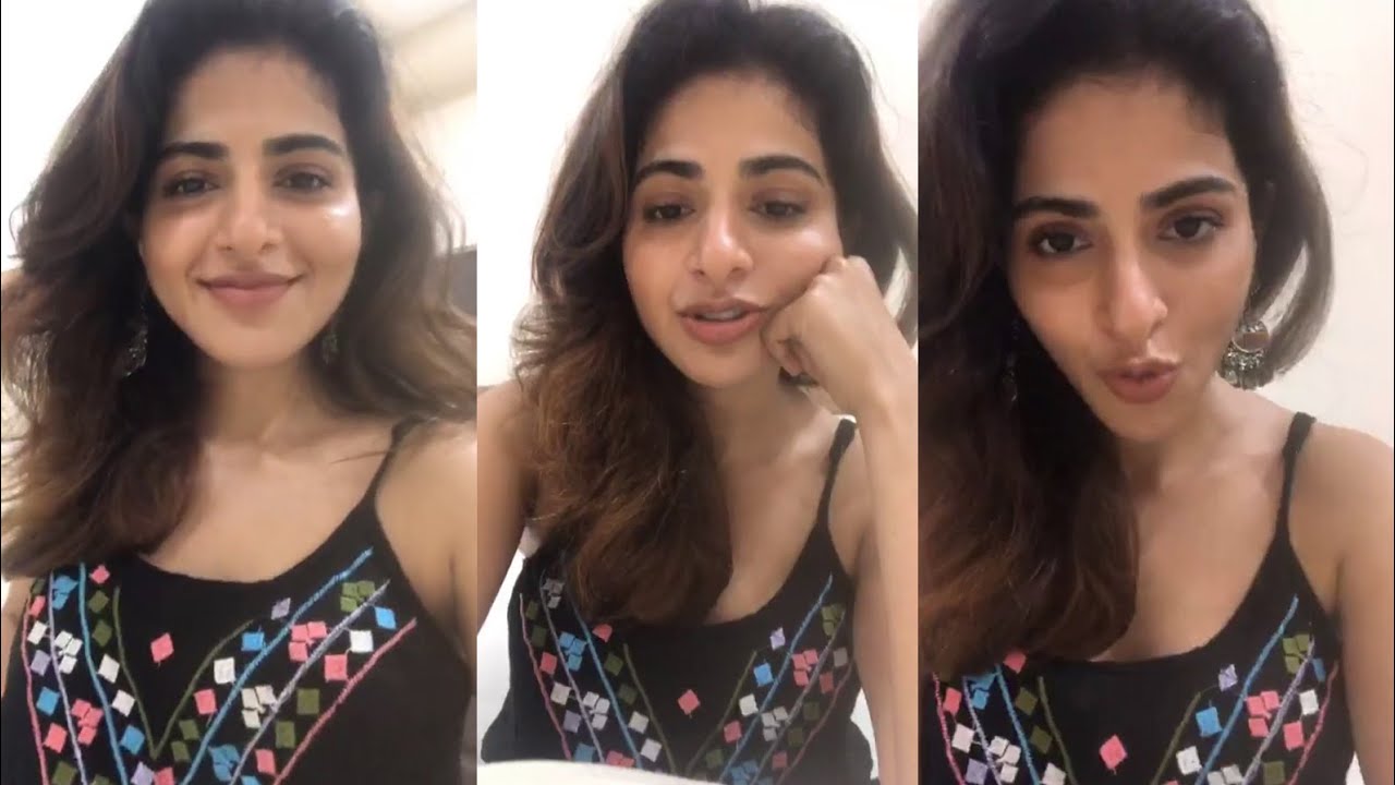 Iswarya Menon Instagram live