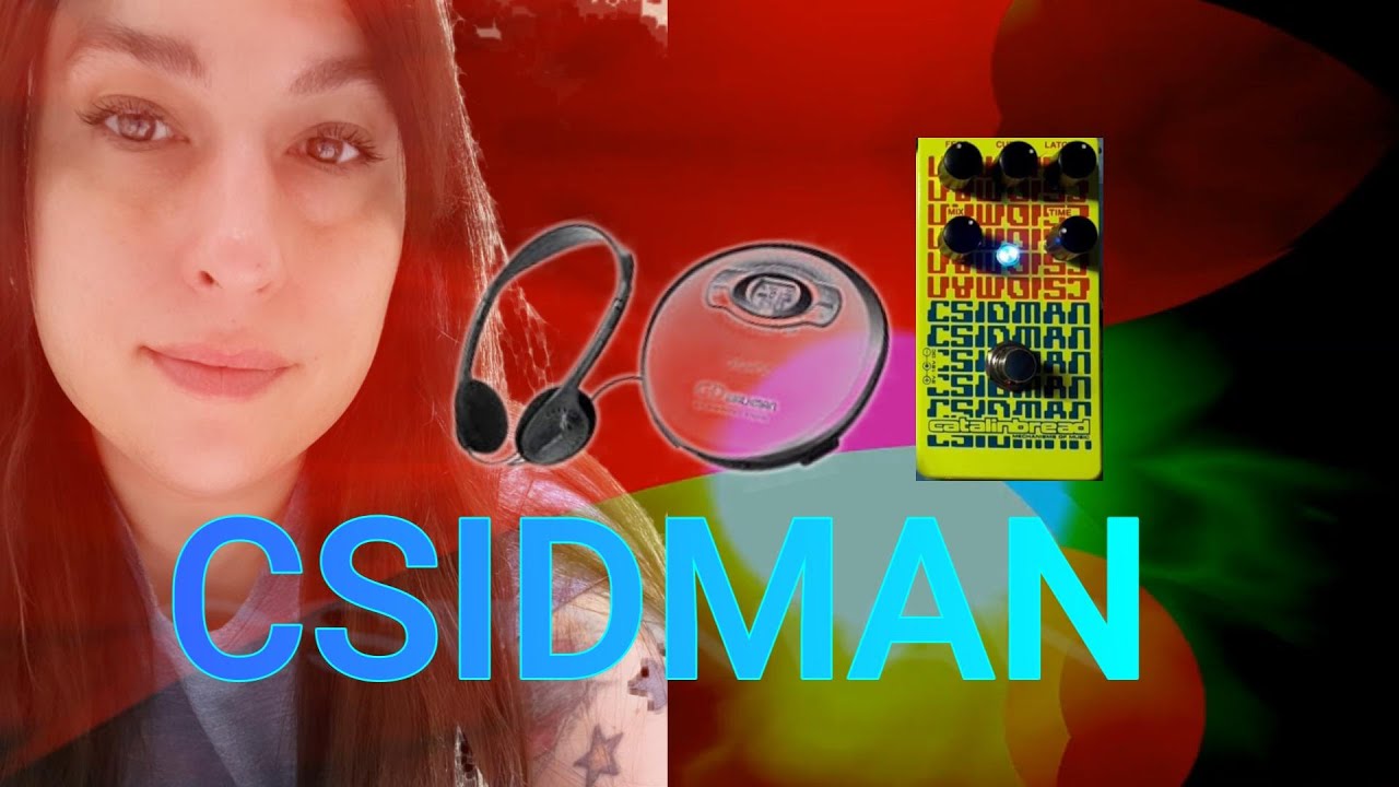 A portable CD player inside a digital delay pedal? (CSIDMAN)