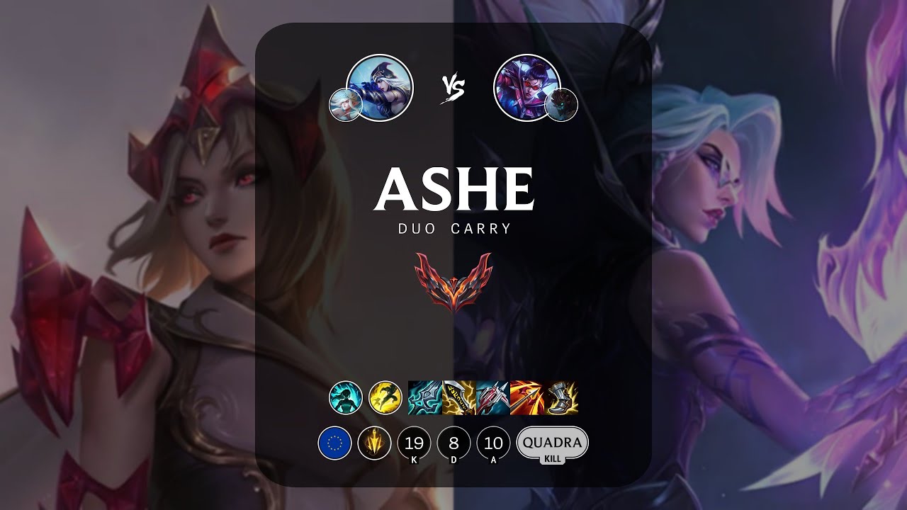 Ashe ADC vs Vayne - EUW Grandmaster Patch 14.3