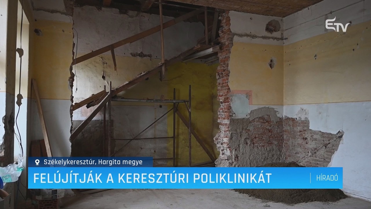 Felújítják a székelykeresztúri poliklinikát – Erdély TV