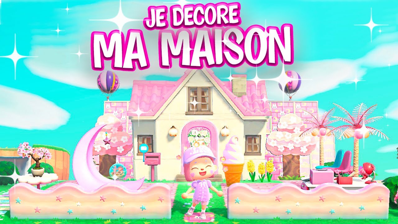 JE DÉCORE MA MAISON KAWAÏÏ ! ANIMAL CROSSING #ACNH