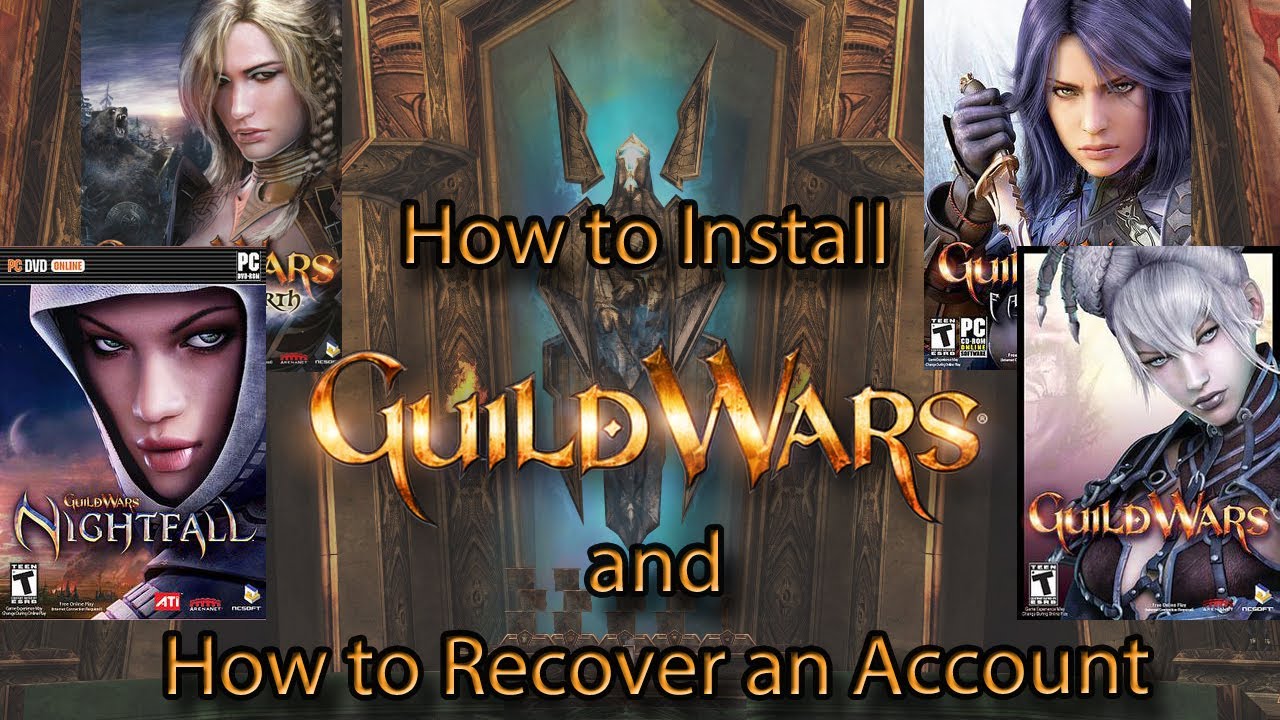 How to install Guild Wars 1 and or Recover a Guild Wars 1 Account