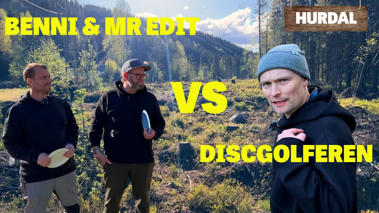 Discgolferen vs Mr. Edit og Benni i Hurdal