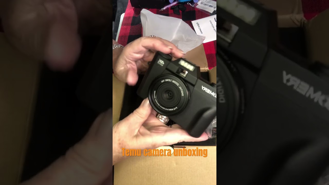 Temu digital camera unboxing  4K ultraHD subscribe