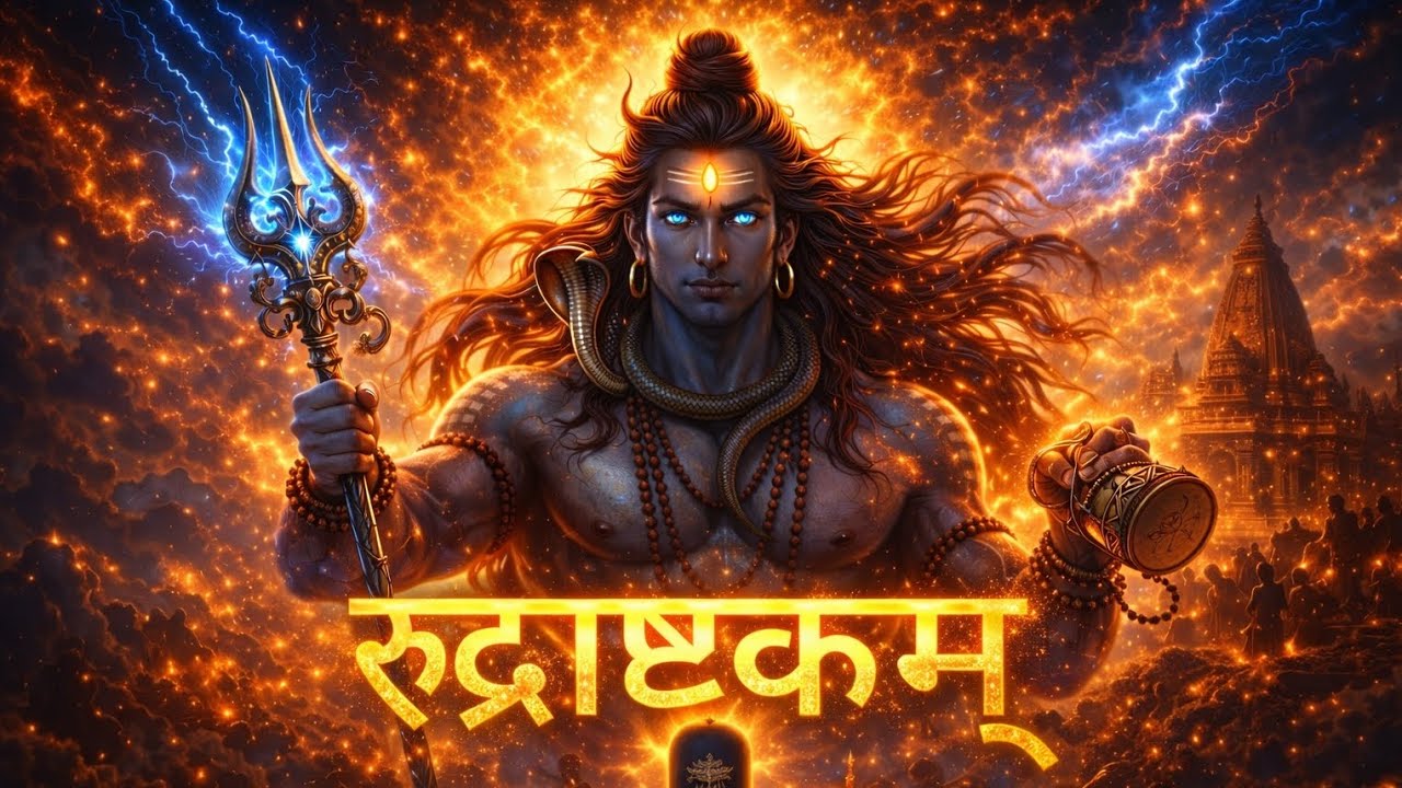 रुद्राष्टकम् स्तोत्रम् 🔱 Mahashivratri Special | सुनते ही शिव कृपा • भय नाश • जीवन परिवर्तन 