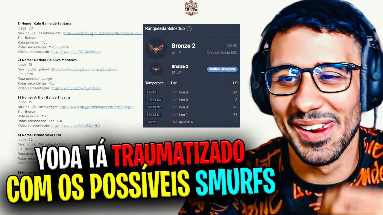 🚨 OS PLAYERS DO PR&Oacute;XIMO CBLOW! A V&Ocirc;S BRONZES VAI MONTAR UM DRAFT CAMPE&Atilde;O NOVAMENTE? ABSOLUT REAGE