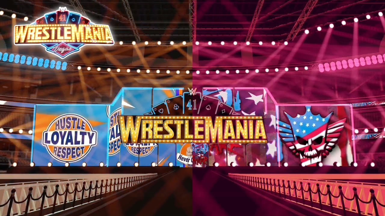 JOHN CENA VS CODY RHODES: WWE WRESTLEMANIA 41 STAGE CONCEPT & PYRO ANIMATION