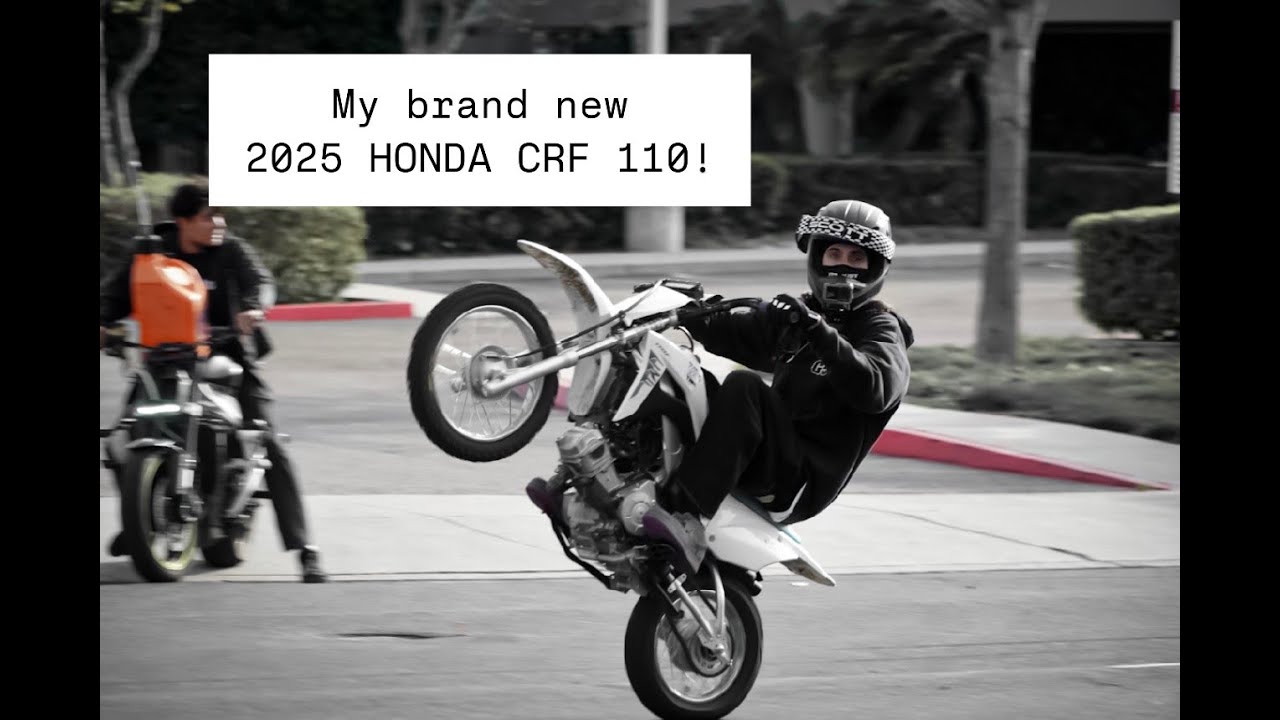 My New 2025 HONDA CRF 110 / Rideout and Review