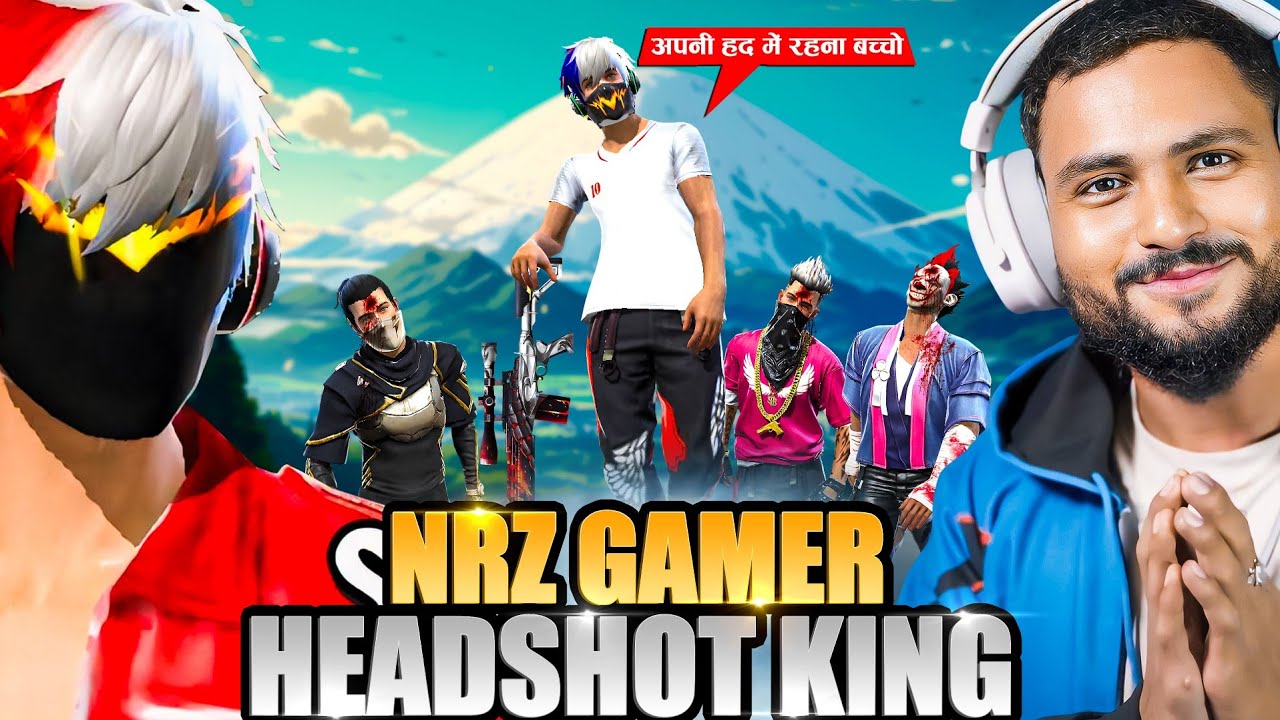 NRZ Vs 6 Live Streamer 😱 Biggest V Badge Player Call Me Noob Nrz आजा 1 Vs 6 में!! 😤