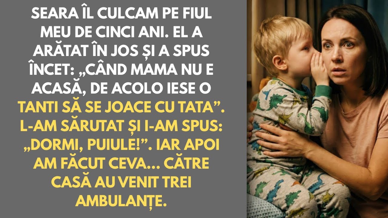 Fiul a arătat în jos și a spus: „De acolo iese o mătușă să se joace cu tata!”. Am făcut asta, iar...