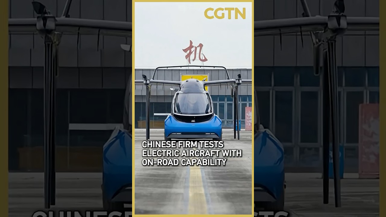Chinese firm tests electric aircraft with on-road capability