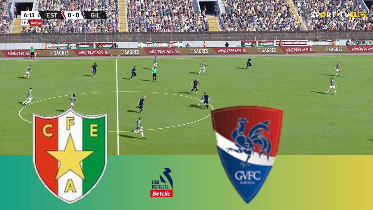 ESTRELA vs GIL VICENTE – Liga Portugal 25/26 | Jogo Completo & Todos os Gols | PES 2021