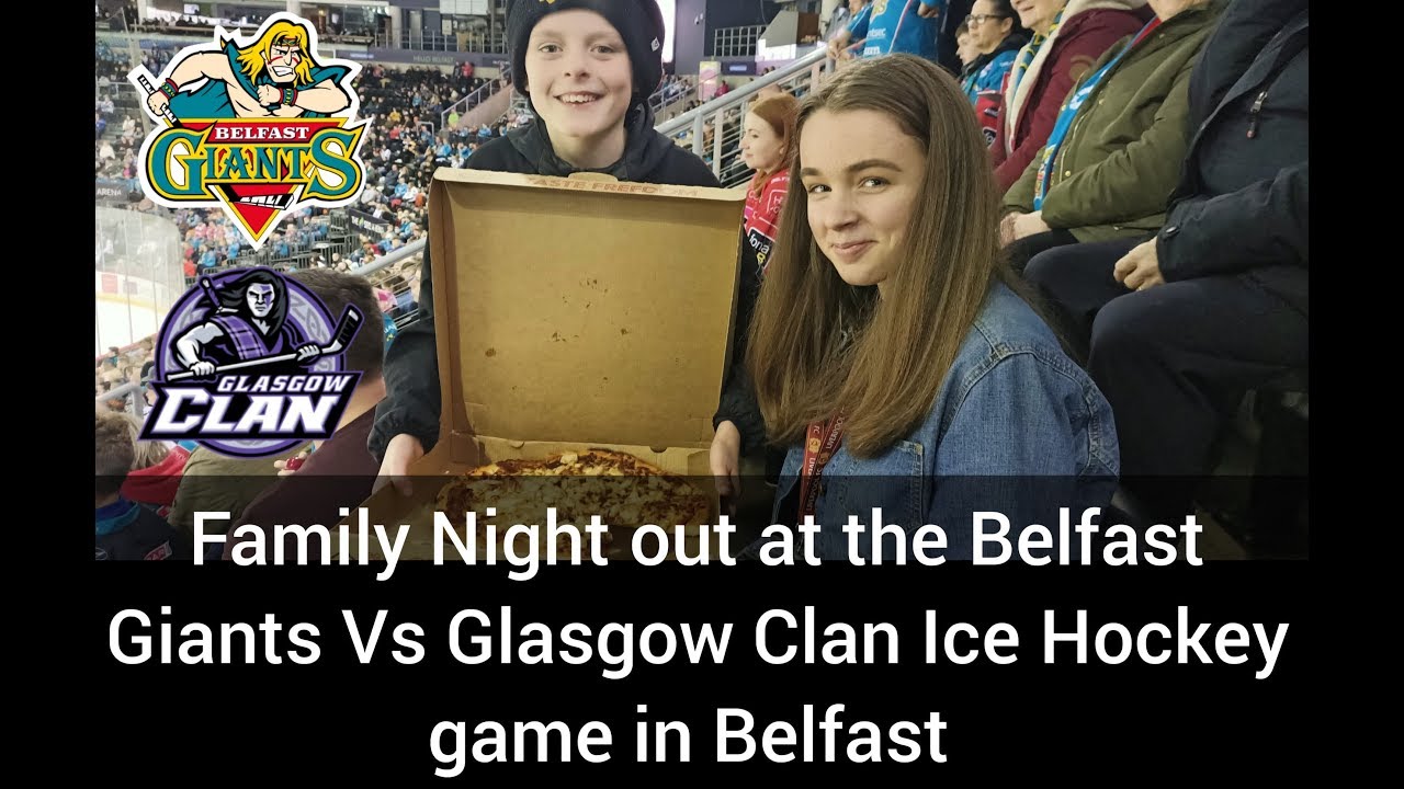 FAMILY NIGHT AT THE BELFAST GIANTS VS GLASGOW CLAN ICE HOCKEY GAME IN BELFAST