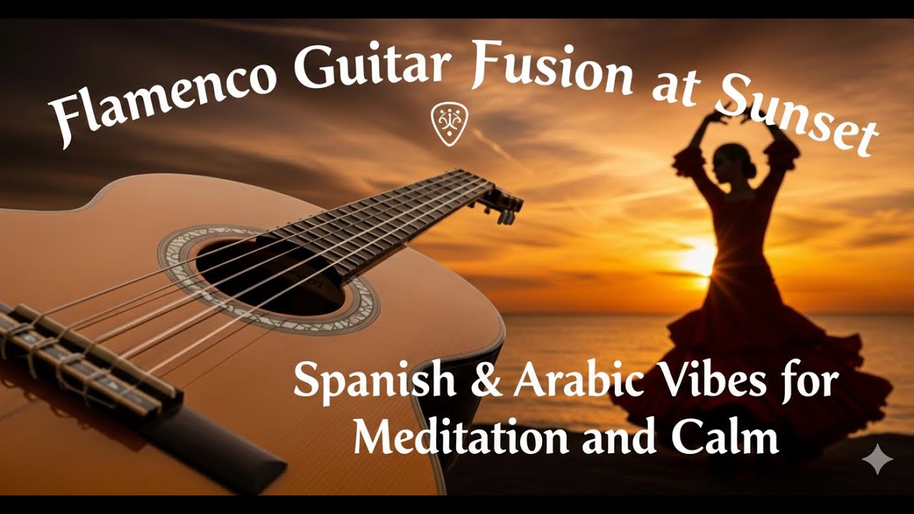 Flamenco Guitar Fusion at Sunset | Spanish & Arabic Vibes for Meditation and Calm