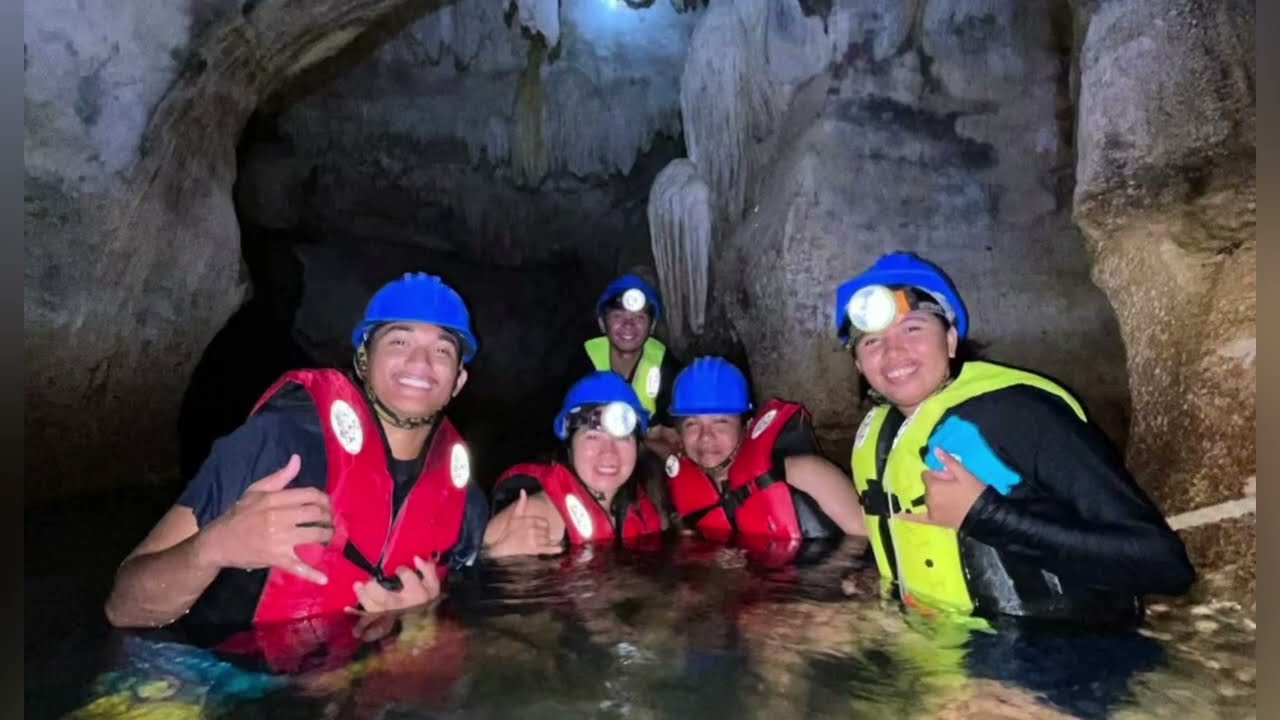 Exploring Tayangban Cave Pool | Siargao Island Philippines