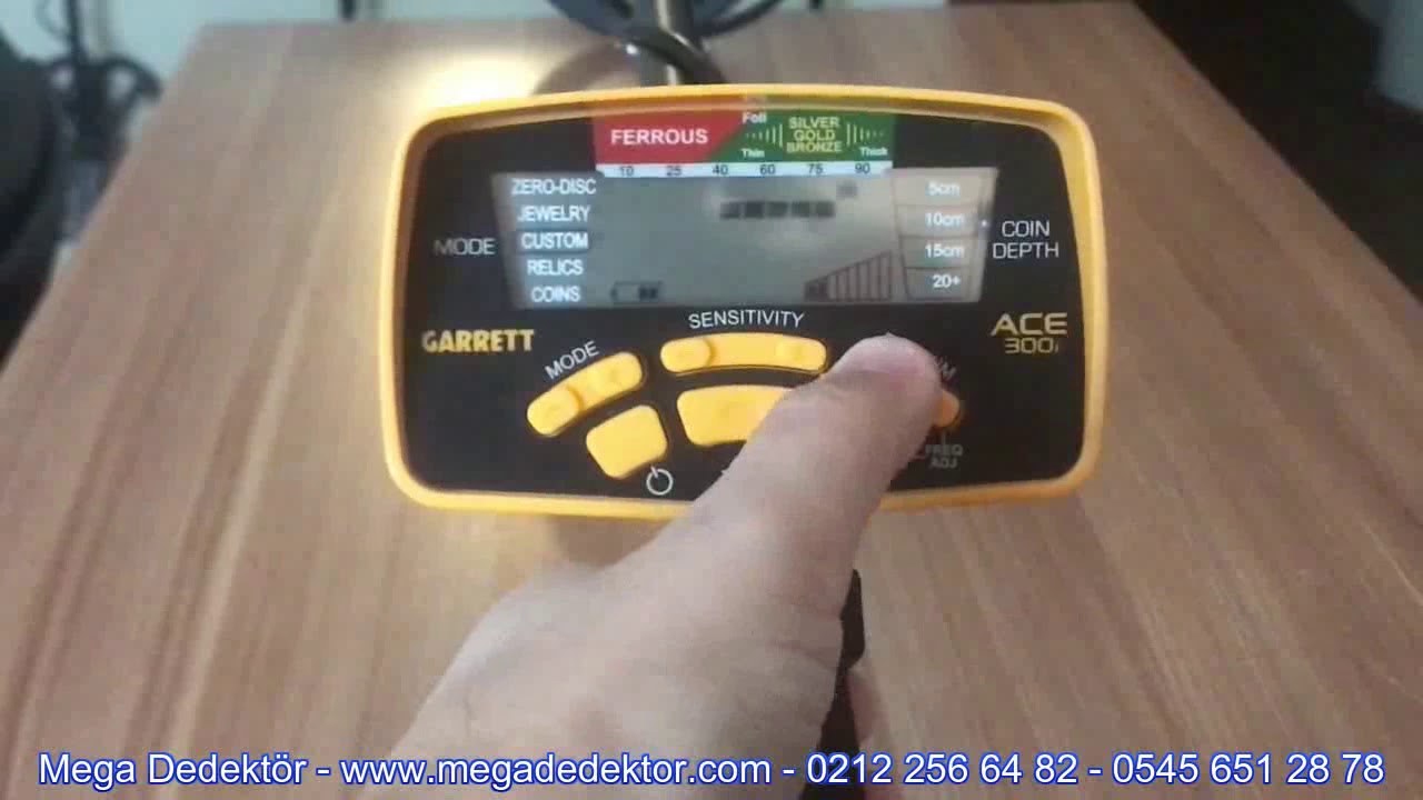 Garrett Ace Serisi Dedektörlerin Ayrım Ayarları Nasıl Yapılır? Sadece Altına Ayarlama Mega Dedektör