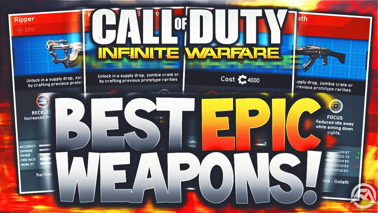 TOP 10 EPIC VARIANTS! - *NEW* INFINITE WARFARE TOP 10 