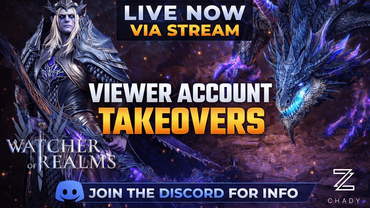 INSANE VIEWER MATRIX 160K TAKEOVERS And GR3-24| Join The Discord For Info | Watcher of Realms
