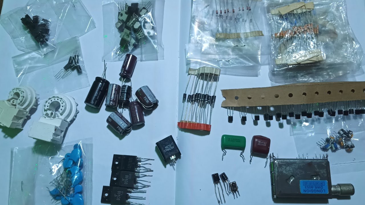 Crt Tv মেরামত করার বিভিন্ন পার্টস এর নাম। যেগুলো খুবই প্রয়োজনীয় ।