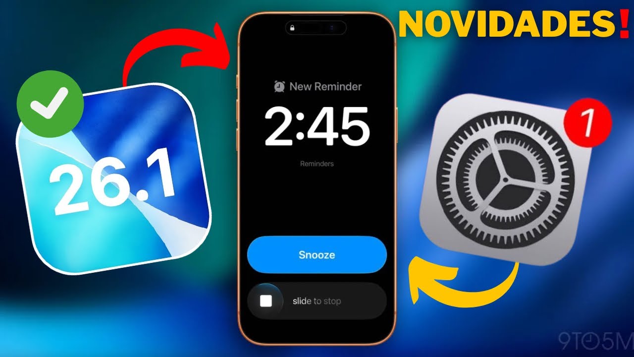 iOS 26.1 Oficial! Conhe&ccedil;a novidades que v&atilde;o mudar seu iPhone 🔥