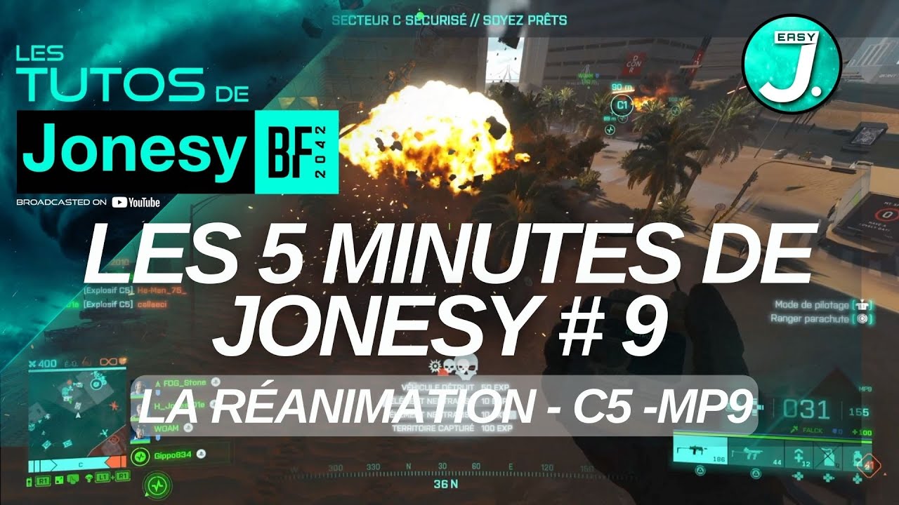 BATTLEFIELD 2042:  Conseils et astuces - REANIMATION - Les 5 Minutes de JONESY#9 + ShiiShi