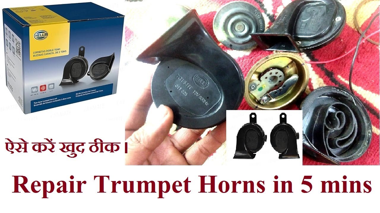 How To Repair Trumpet Horns In 5 Mins, Hella , Minda , Bosh ,Roots Horns repair
