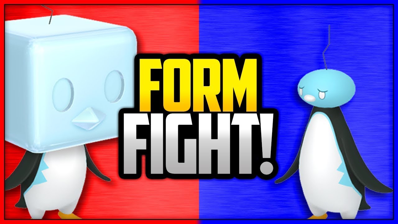 Eiscue Ice Face vs Noice Face | Pokémon Form Fight (Sword & Shield)