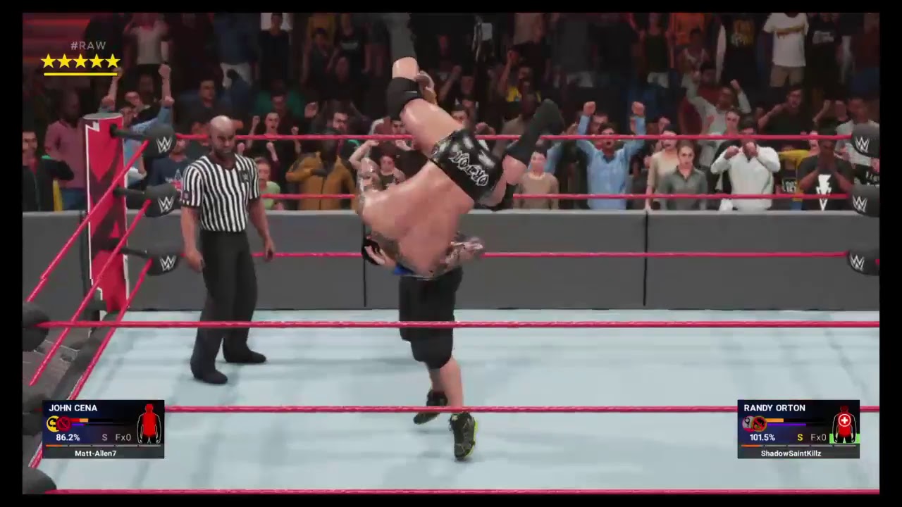 TWF Raw: John Cena vs Randy Orton