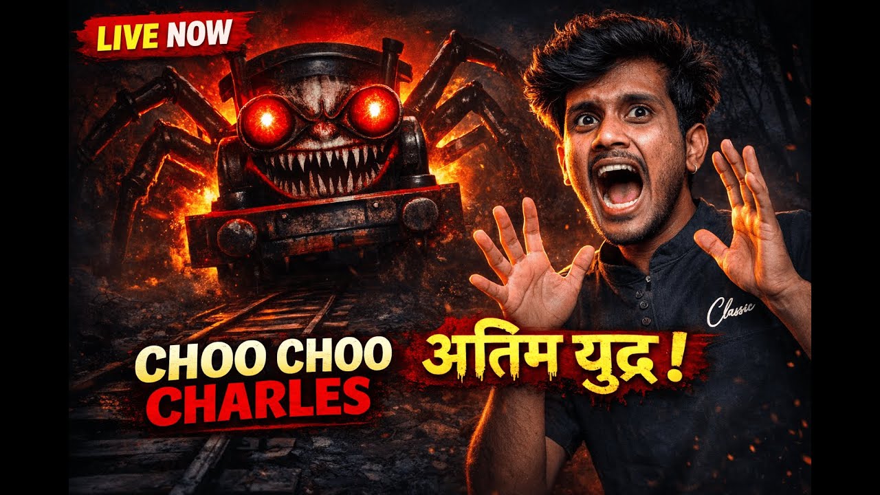 😱🚂 CHOO CHOO CHARLES: TRAIN MONSTER KA ANTIM YUDH! (LIVE) | ESCAPE THE EVIL SPIDER TRAIN HORROR