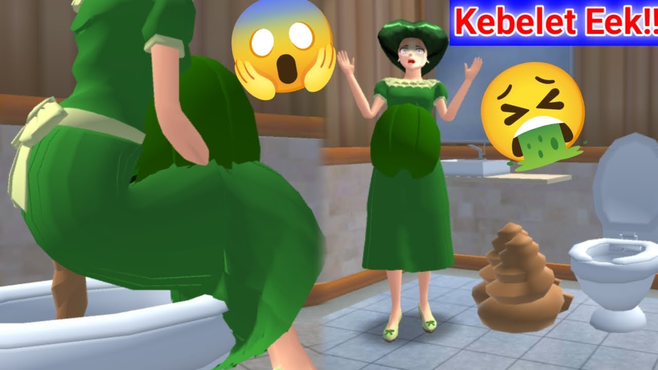 Kebelet Eek || Nenek Tiba tiba Hamil Besar || Sakura School Simulator