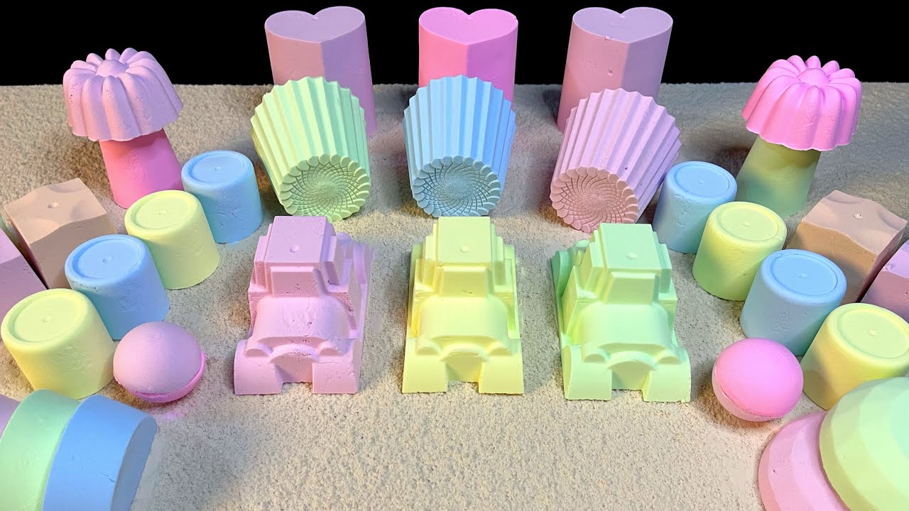 #ASMR Baking soda cars shapes #explore