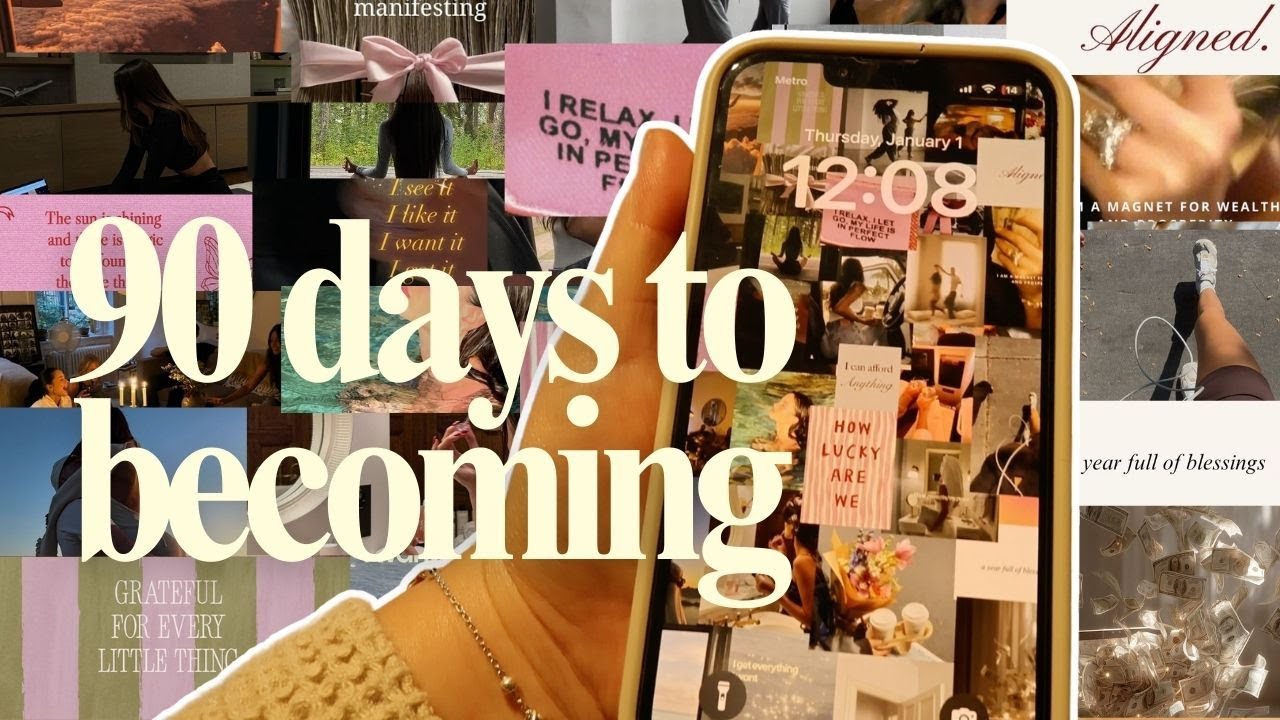 90 Days to Becoming (Day 1 + 2) | New Habits, Habit Tracker, Soft Consistency