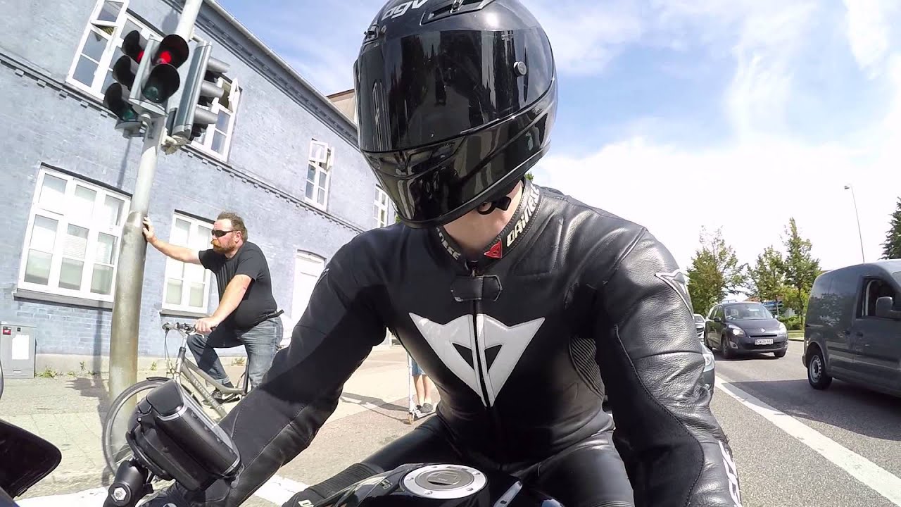 Arriving in Hillerød on my bike