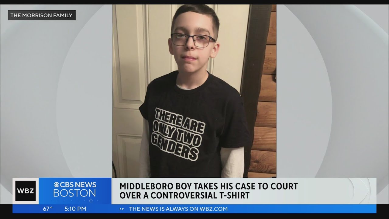 Middleboro boy takes 'only two genders' T-shirt case to federal court